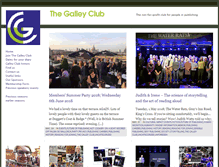 Tablet Screenshot of galleyclub.co.uk